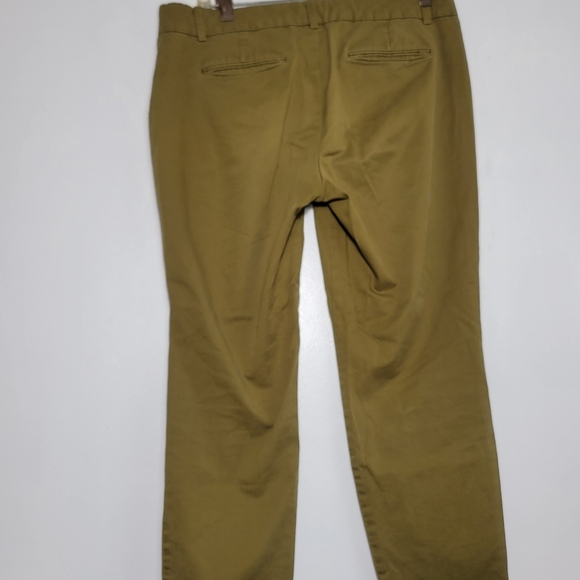 J Crew women's Capri pants green sz 6 - Picture 2 of 6